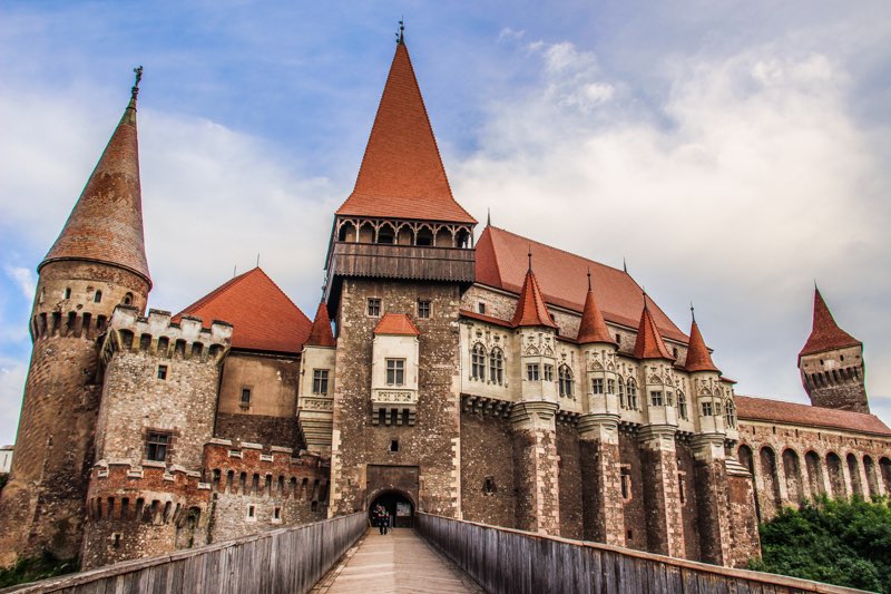 Corvinus Castle in Vajdahunyad corvinus castle
