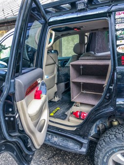 drawer system from the side prado120 not ready yet - overlander drawers gx470