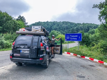 entering Turkey overland