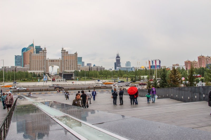astana on a rainy day - 0verlanding overlanding to astana