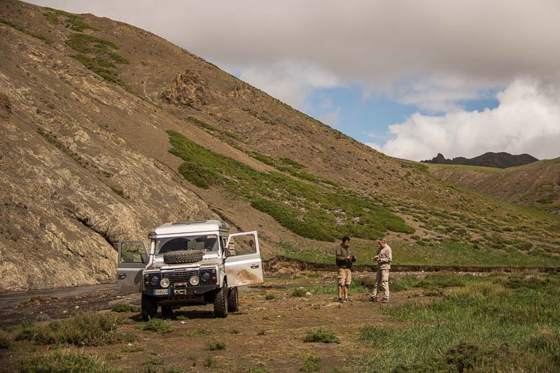 using drone in mongolia overlanders using drone