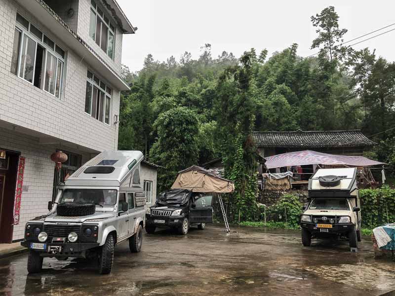 overlanders in china village overlanders in china