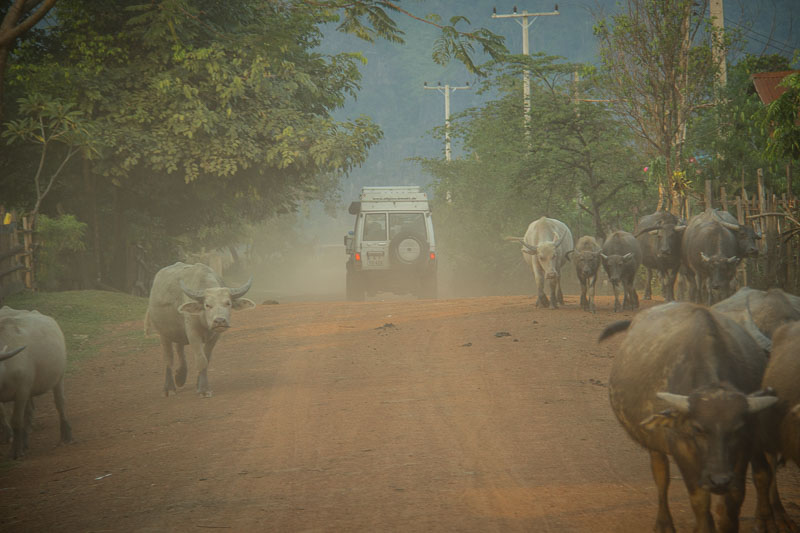 troopy in laos laos by car
