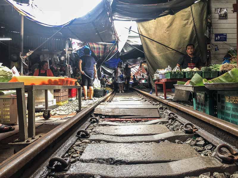 railway market thailand overlanding from budapest
