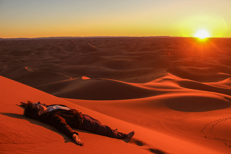 overlandsite in morocco sun stay fit and healthy while camping
