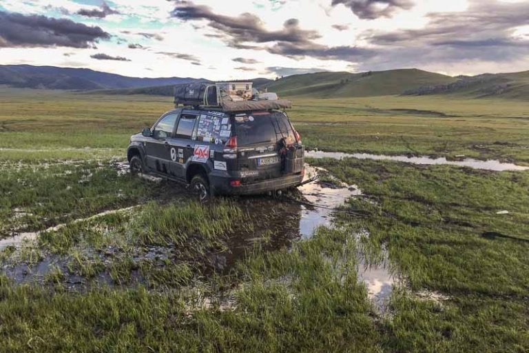 stuck in manure in mongolia dont worry overlanding