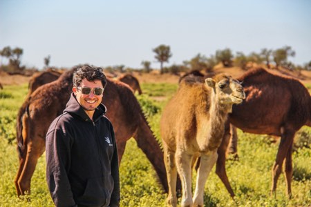 With Camels in the rocket field